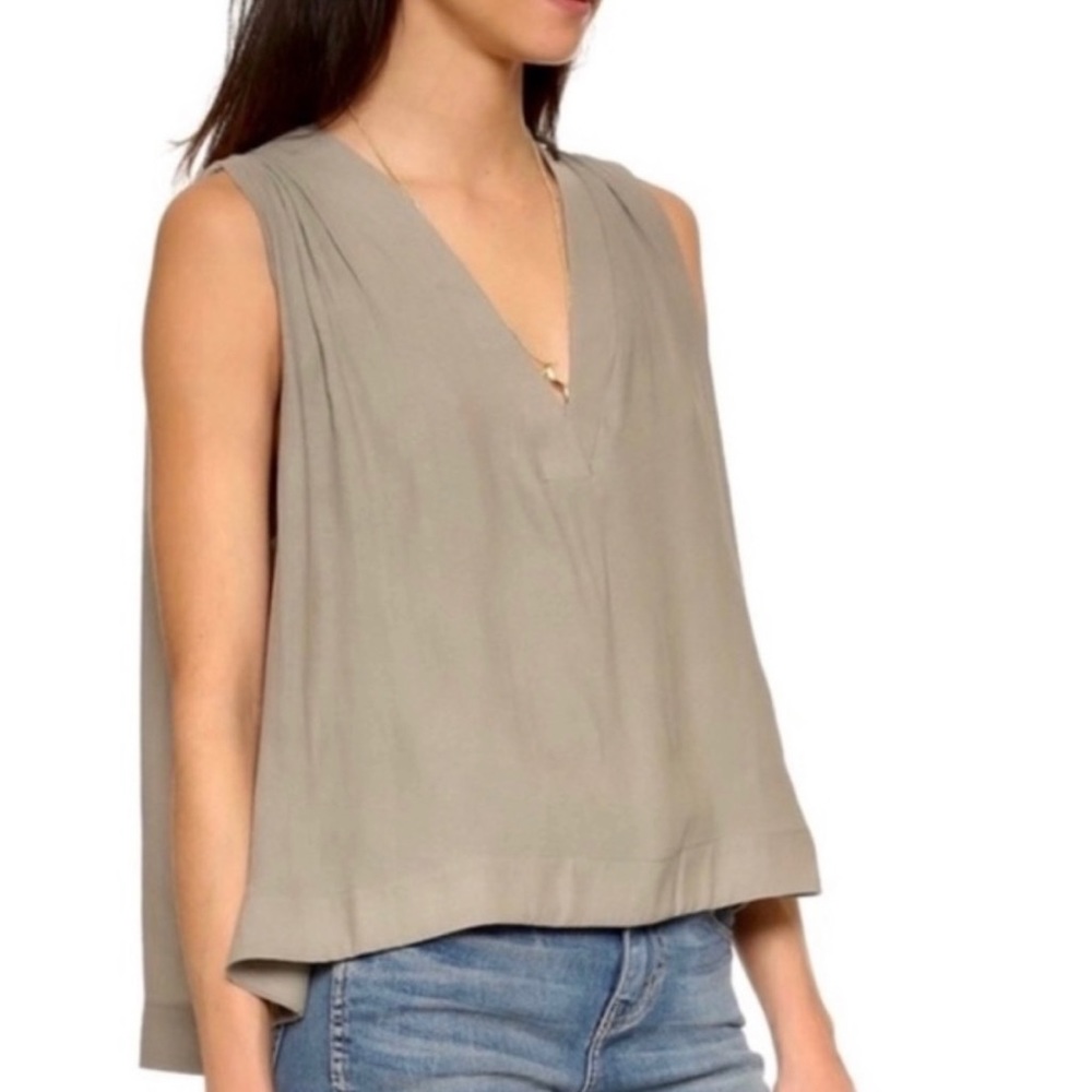 Free People Green Top